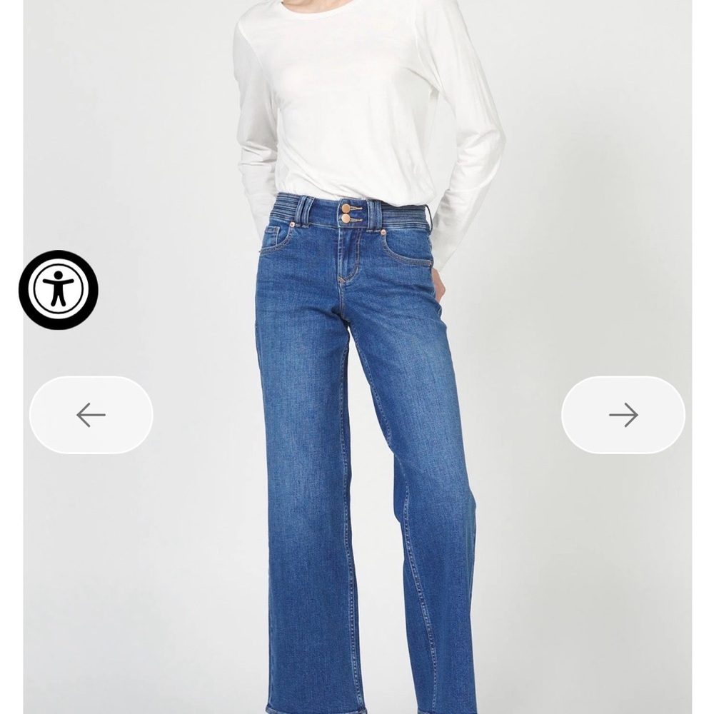 Dear John Taylor Straight Leg Jeans - Medium Blue View 4